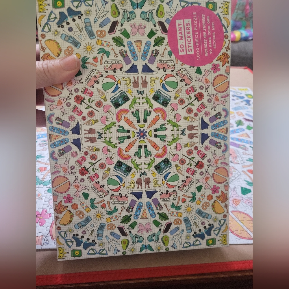 So Many Stickers 1000 Piece Puzzle‎ Complete